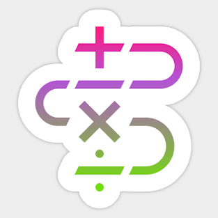 Vivid Math Sticker